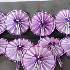 bridesmaid fabric fan In your prefered colour