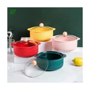 stylish ceramic soup bowl for special guests