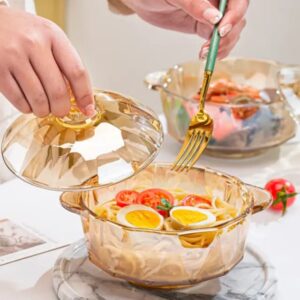 stylish glass soup bowl for special guest