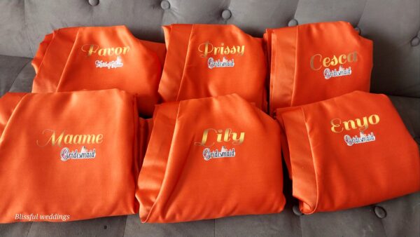 bridesmaid customised robe - Image 3
