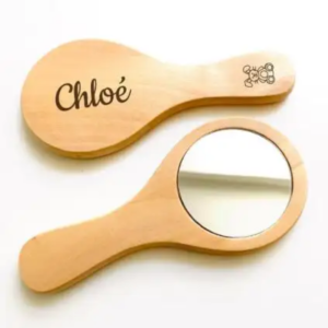 customised wooden mirror